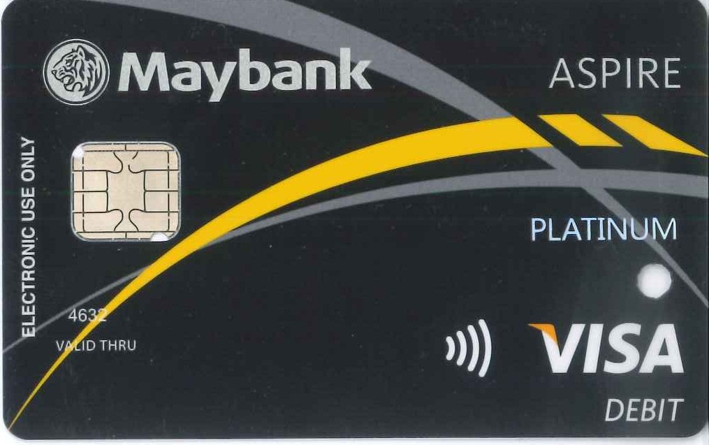 Maybank Debit Card Picture  Aktifkan Pembelian Online Debit Card